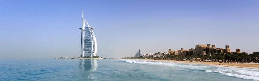 Famous Beach in Dubai