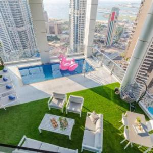 4 BDR Marina Penthouse I Private Pool & Terrace 